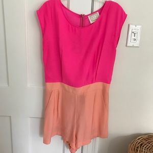 Silk Pink Romper